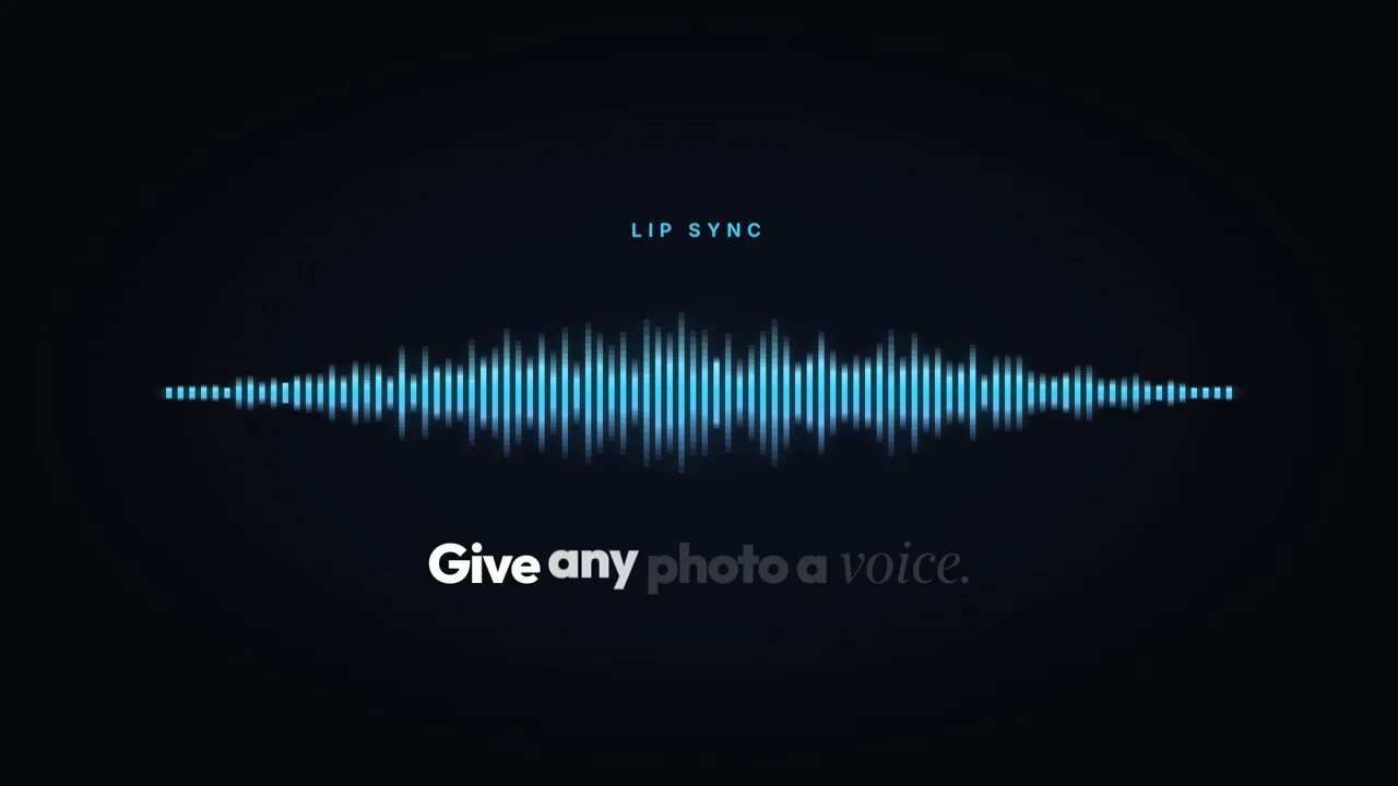 KreatorFlow Lip Sync: a still photo comes alive and talks, a dog, an oil painting and an anime character each speak a different language, then one click makes a portrait speak