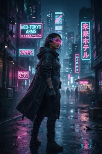 Cyberpunk neon