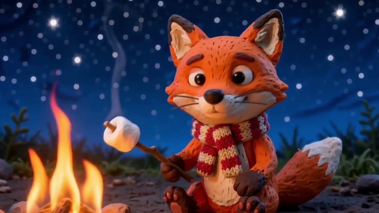 Made with Wan 3.0 on KreatorFlow: a claymation fox, an anime sword fight, a dragon in the clouds, a girl in neon rain, a cat chef and a watercolor frog