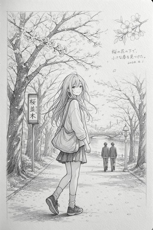 Pencil sketch style preview