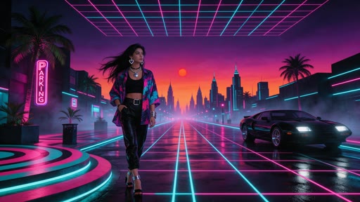 Synthwave style preview