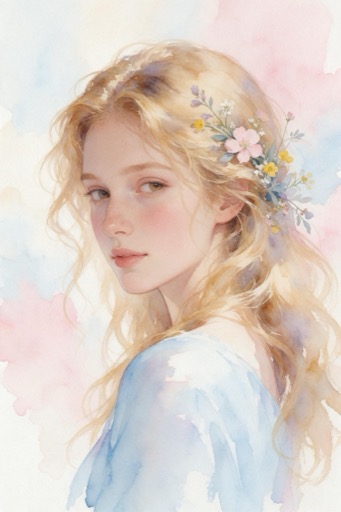 Watercolor style preview