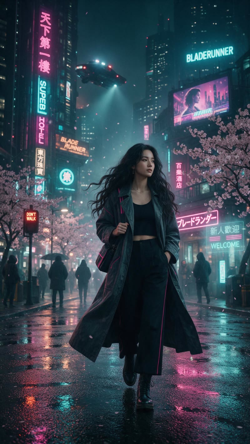 Cyberpunk neon